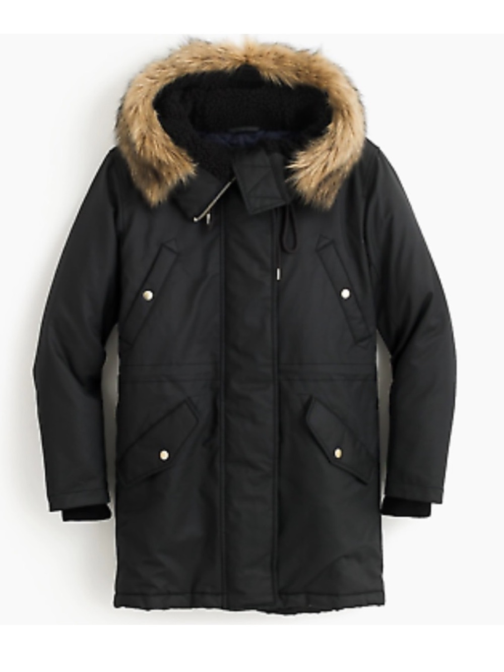 J. Crew Perfect Winter Parka Eco-friendly PrimaLoft Size XXL